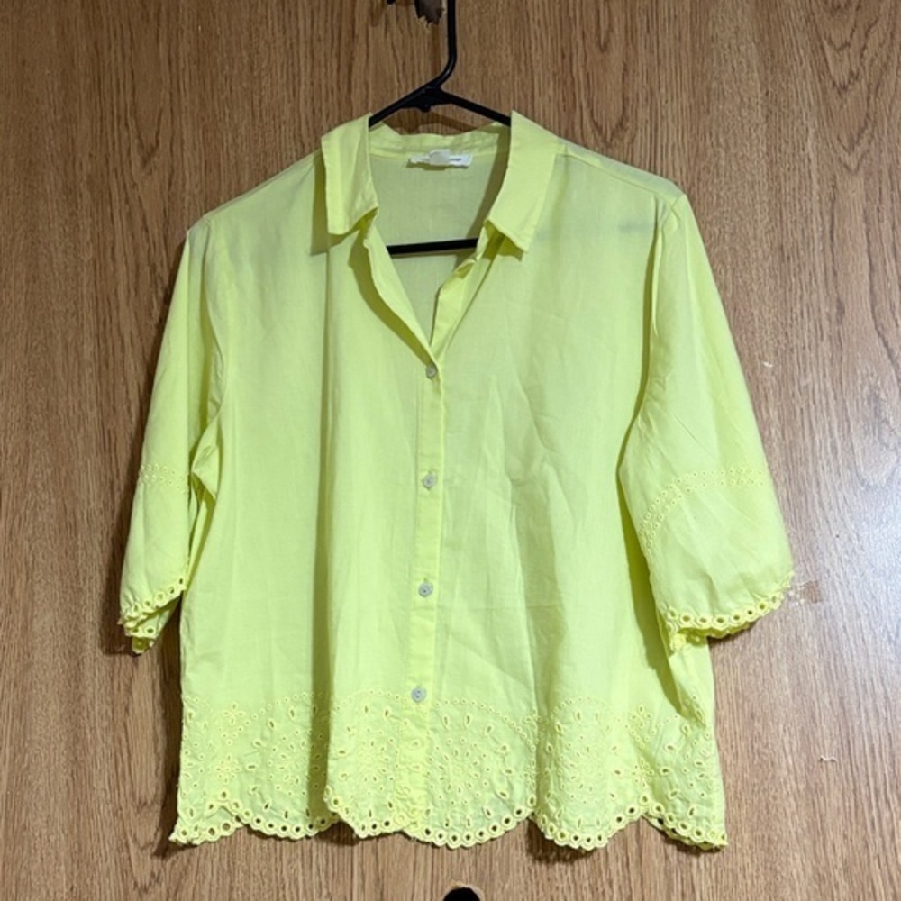 beachlunchlounge Lemon Button-Down Shirt